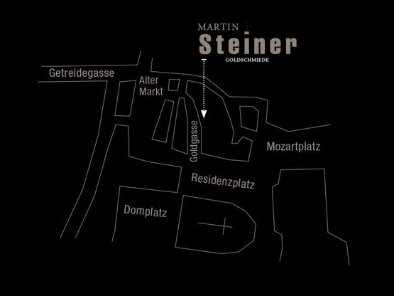 Anfahrt Goldschmied Martin Steiner | Salzburg